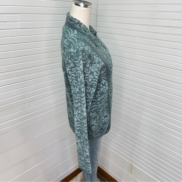 Pendleton Collared Zip Front Cardigan - Picture 3 of 8